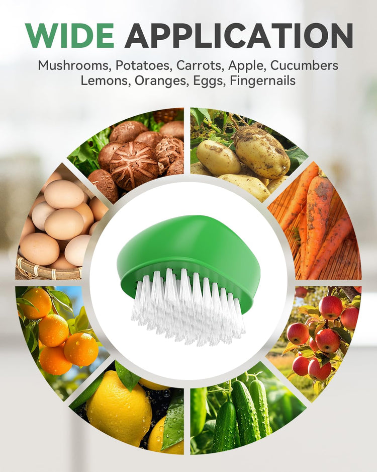 Vegetable Brush Scrubber for Food (2 Count)