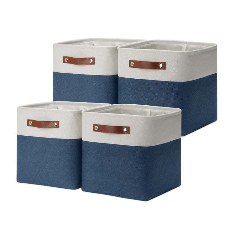 Set of 4 Storage Cubes Baskets for Organizing (4 Count)