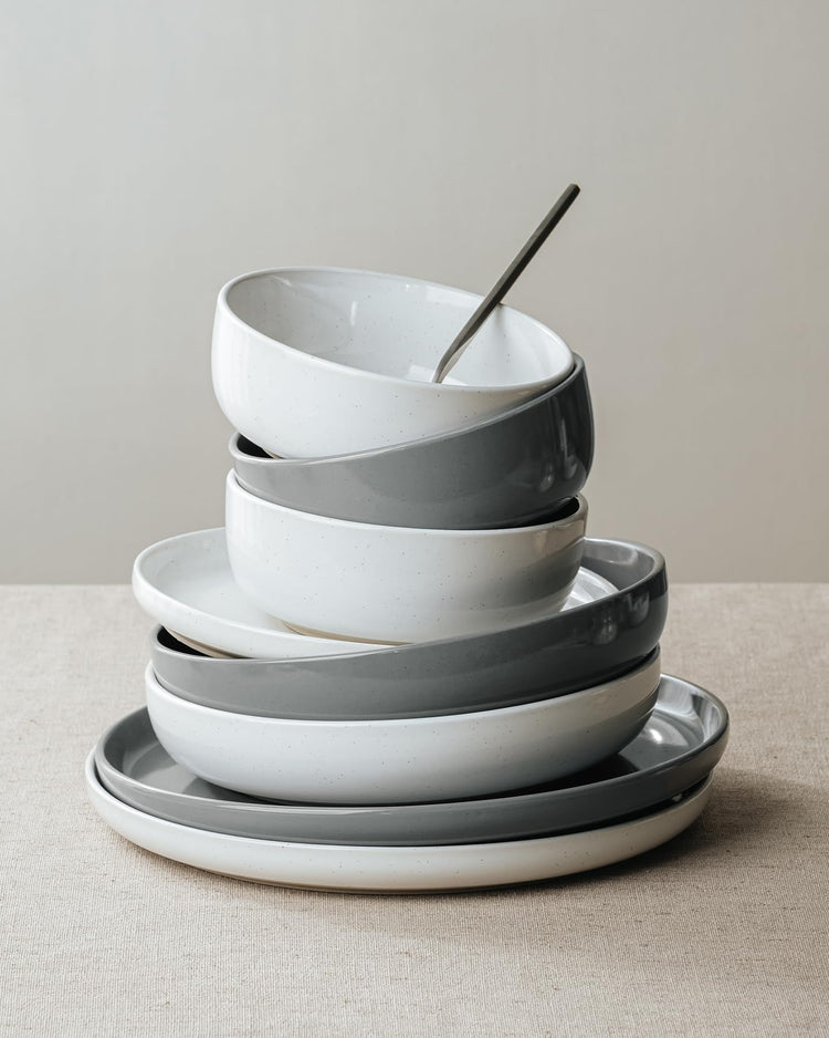 Milkyway 12 Piece Stoneware Dinnerware Set