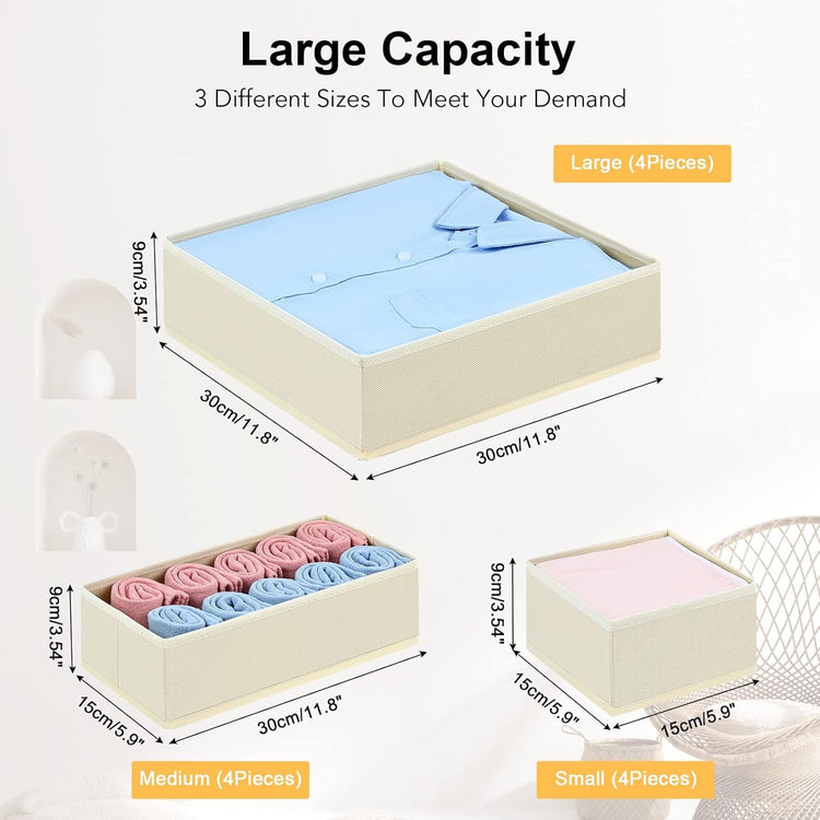 Drawer Organizer Clothes (24 Count)