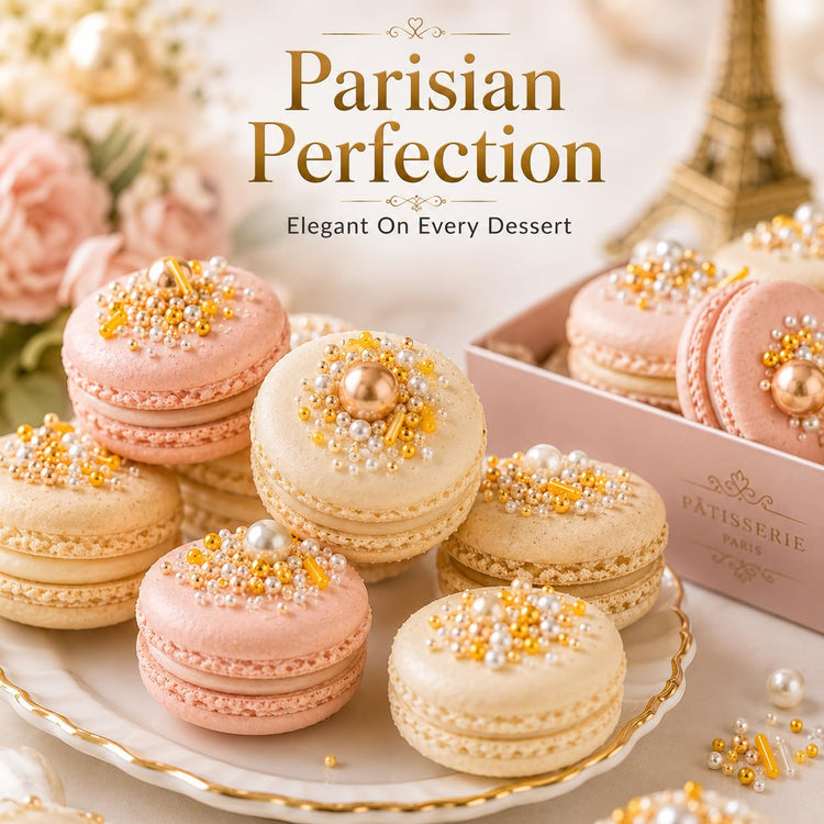 Gold Pearl & Rod Sprinkles Mix (4.2 Ounce)