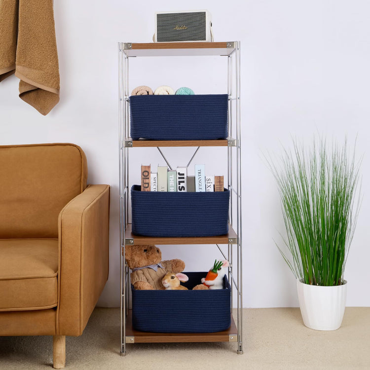 Large Storage Baskets for Shelves (2 Count)