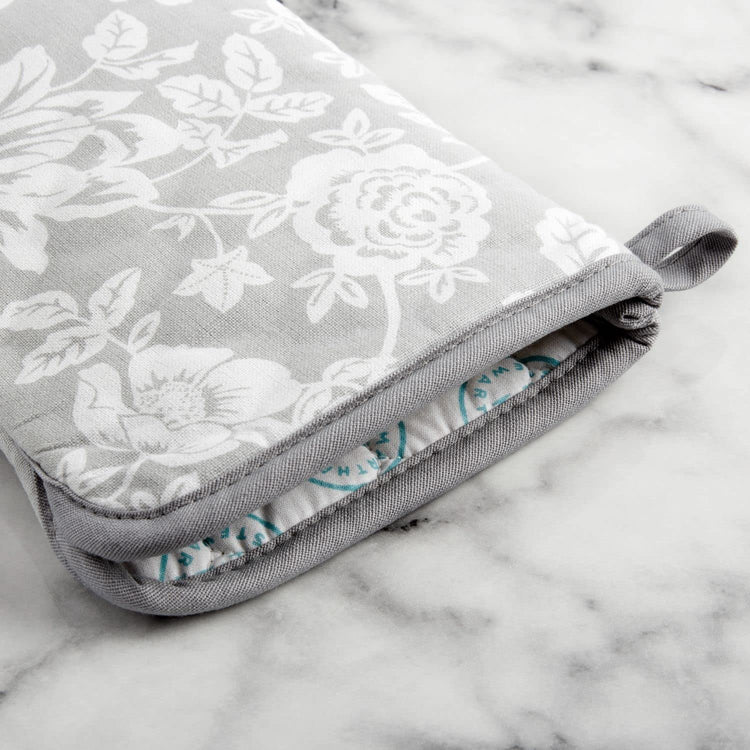 Floral Vine Oven Mitt 2