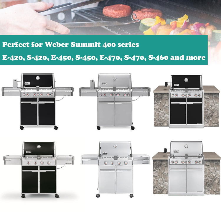 Full Size Griddle for Weber Summit 400 Series Grills