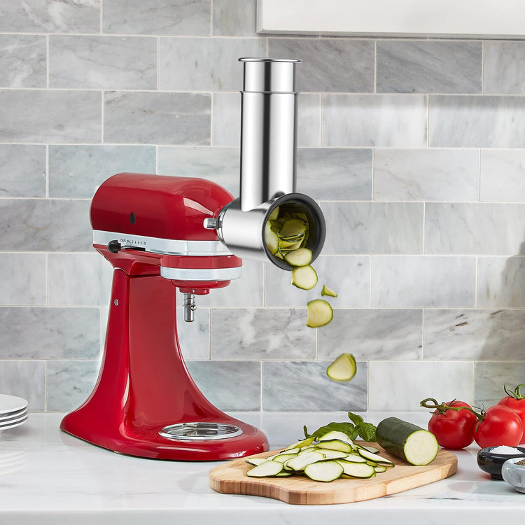 Stainless Steel Slicer Shredder Attachment for KitchenAid Mixer