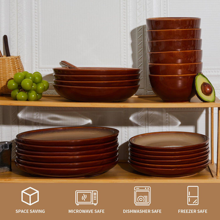 Stoneware Dinnerware Sets for 4