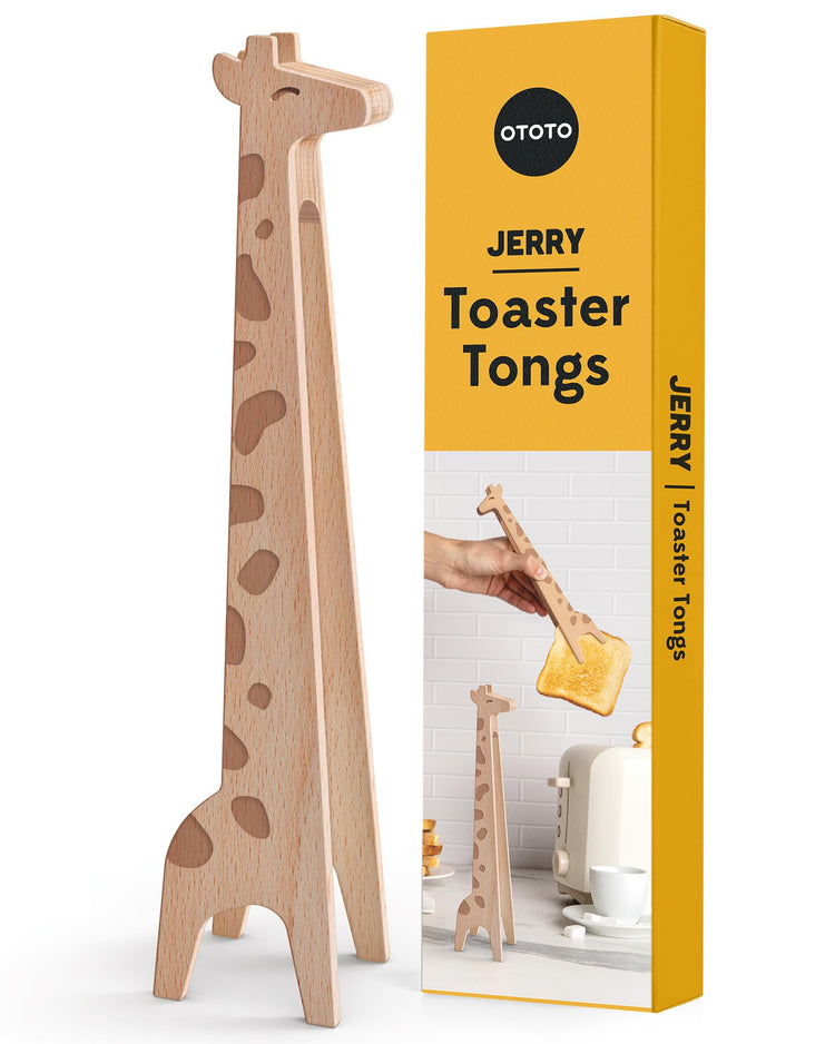 NEW OTOTO Jerry the Giraffe Toaster Tongs