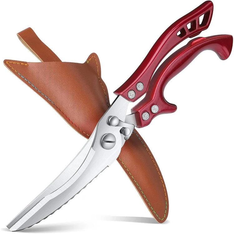 Poultry Shears Red