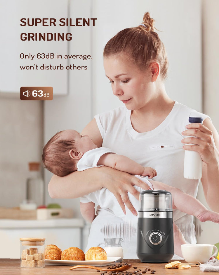 Electric Super Silent Blade Coffee Grinder