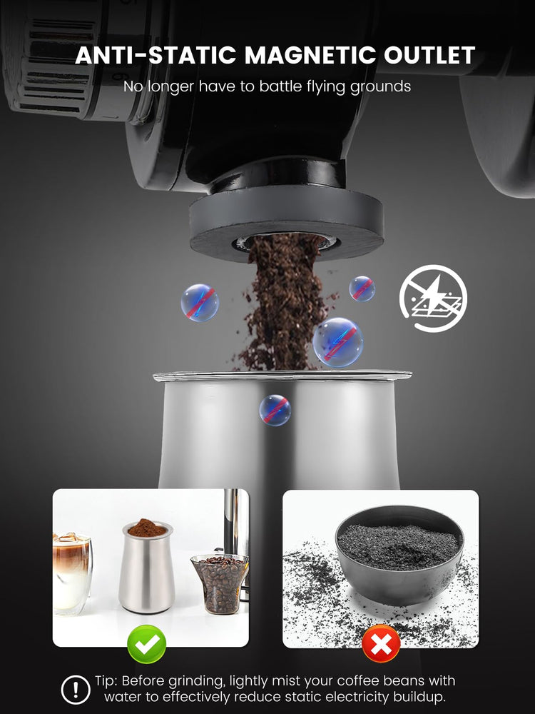 60mm Flat Burr Coffee Grinder