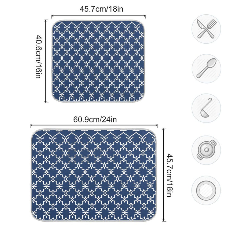 Super Absorbent Dish Drying Mat Microfiber Fast
