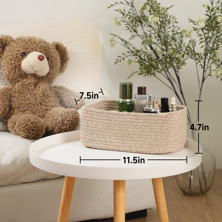 Small Storage Baskets for Organizing (4 Count)