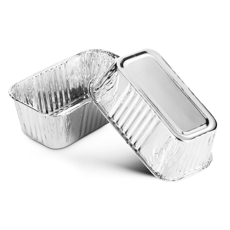 Aluminum Mini Disposable Loaf Pans (100 Count)