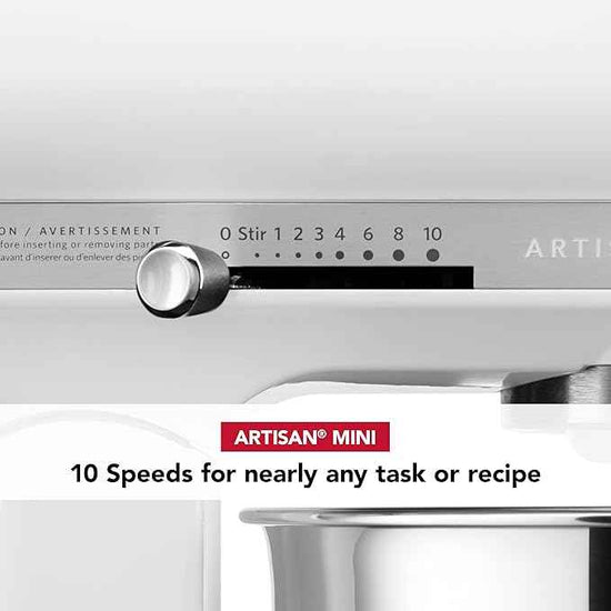 KitchenAid Artisan Mini 3.5 Quart Tilt-Head Stand Mixer - KSM3316X - White