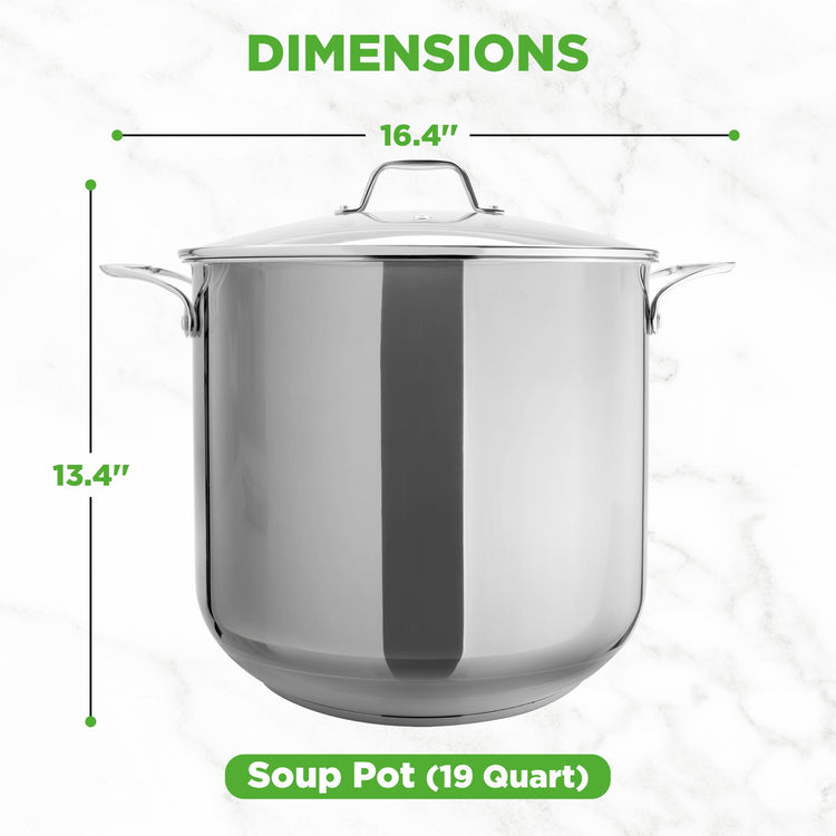 19 Quart Stainless Steel Stockpot
