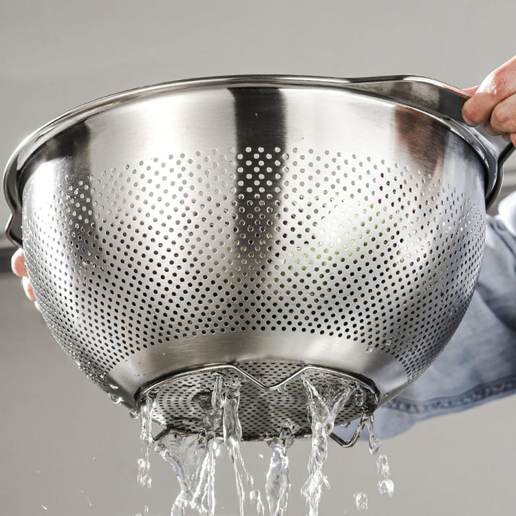 18 8 Stainless Steel Microwell Colander