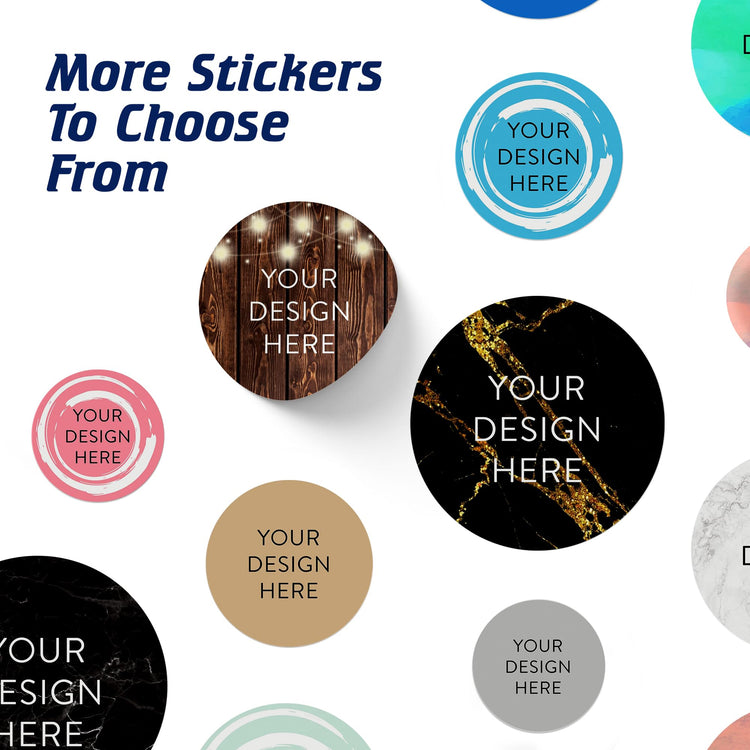 Custom Vinyl Stickers Your Image (100 Count)