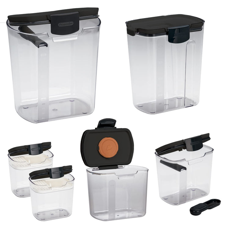 ProKeeper Baker's Airtight Kitchen Storage Canister Container Set for Flour