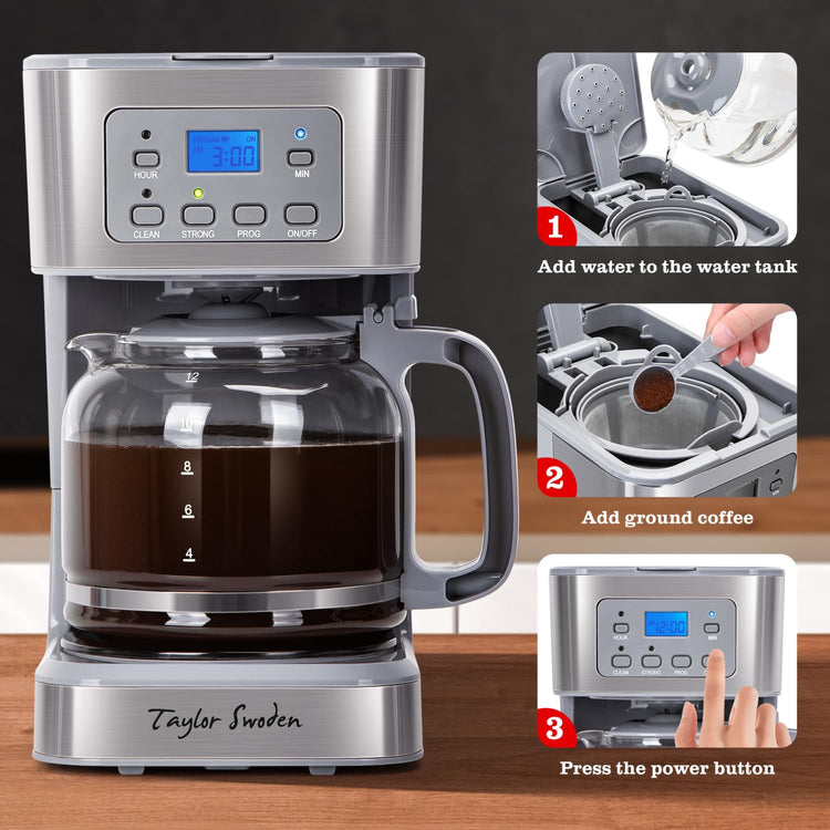 12 Cup Programmable Coffee Maker