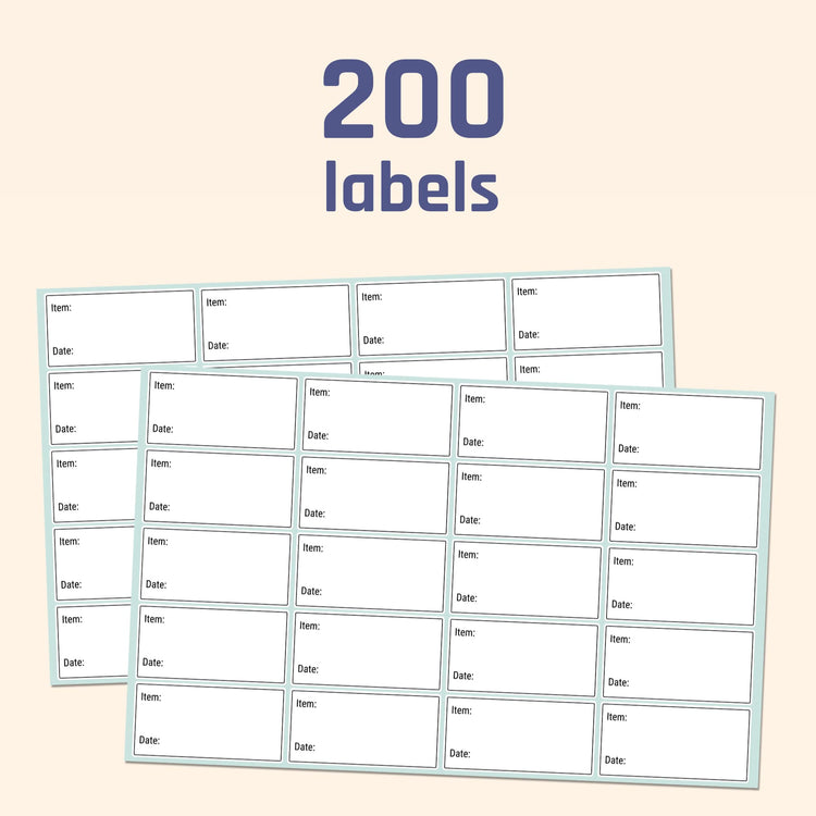 200 Pieces 2" x 1" (200 Count)