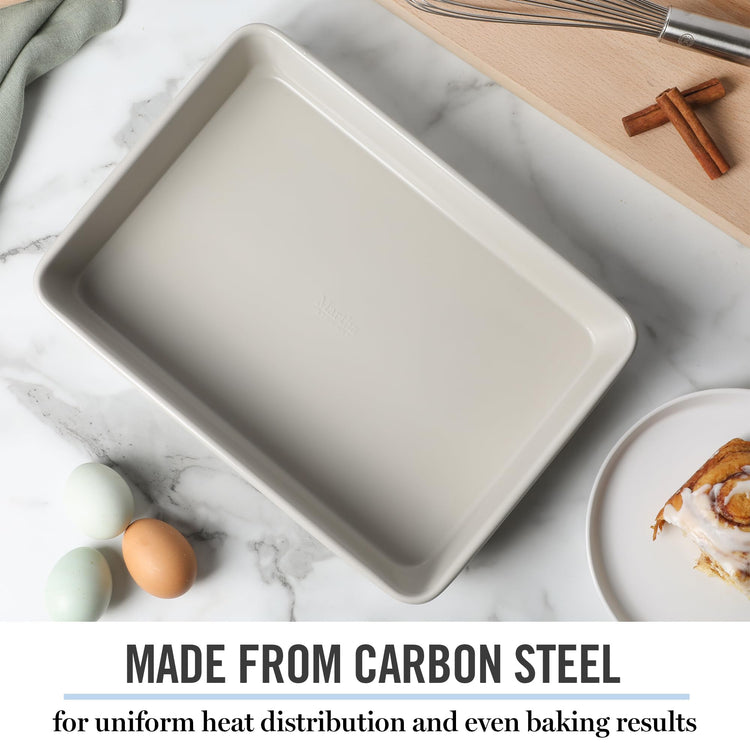 Gallen 13 x 9 Inch Rectangular Nonstick Carbon Steel Cake and Baking Pan
