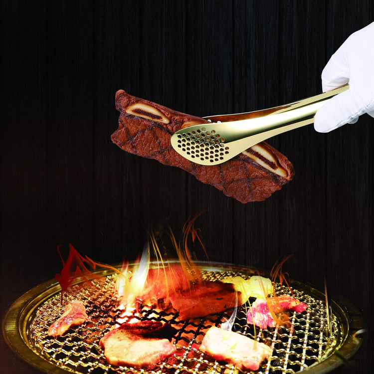 Chef Kitchen Tongs Stainless Steel Food Serving Tongs Set of 3