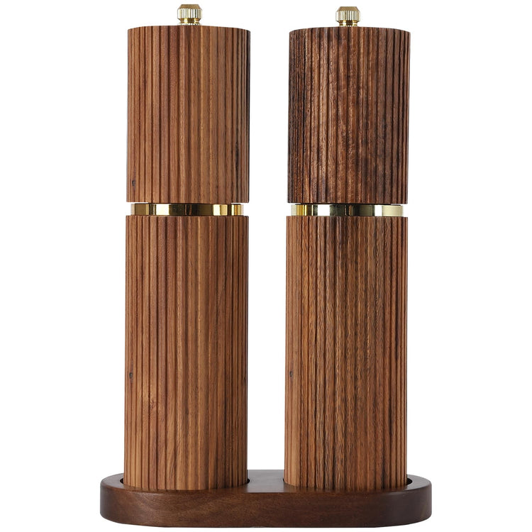 Wooden Salt and Pepper Grinder Set