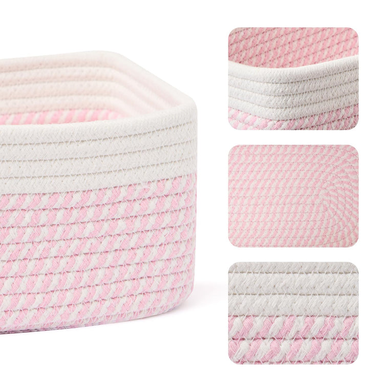 Small Storage Baskets for Organizing (3 Count)
