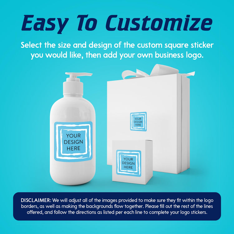 100 Custom Vinyl Stickers (100 Count)