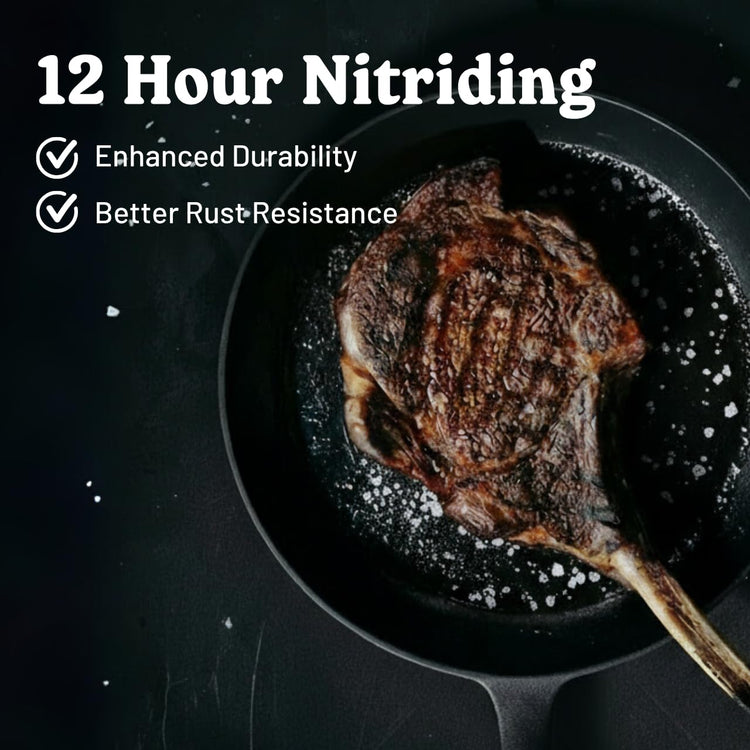 12 Inch Smooth Cast Iron Skillet
