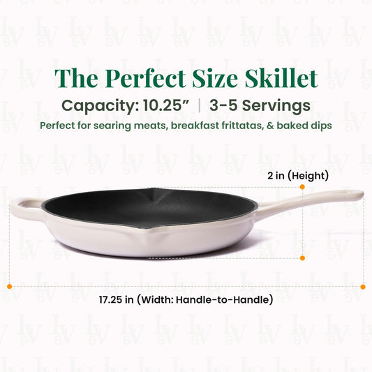 Enameled Cast Iron Skillet
