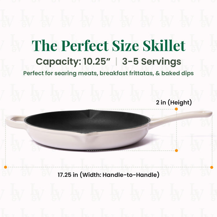 Enameled Cast Iron Skillet