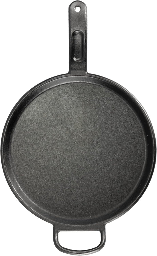 Lodge BOLD 12 Inch Seasoned Cast Iron Griddle, Design-Forward Cookware,Black - Nestoria