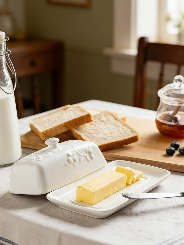 Butter Dish with Lid for Countertop