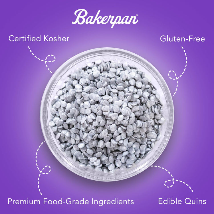 Quins Sprinkles for Cake Decorating (4 Ounce)