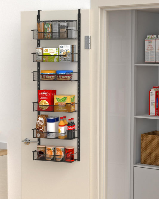 12.3" W Narrow Over the Door Pantry Organizer