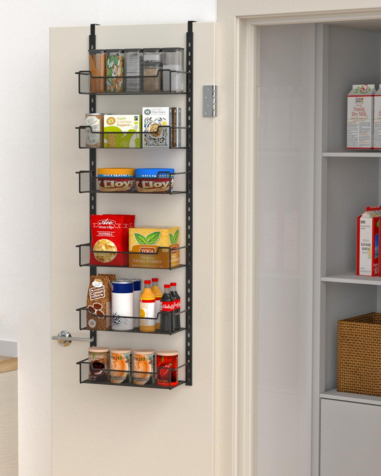 12.3" W Narrow Over the Door Pantry Organizer