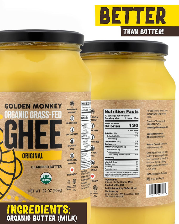 Organic Ghee Butter (32 Ounce)