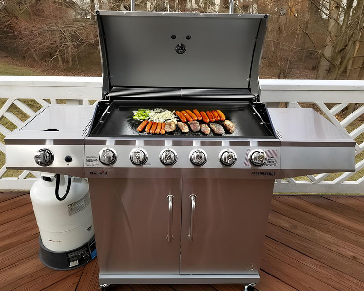 17" Flat Top Griddle for Charbroil Performance 6