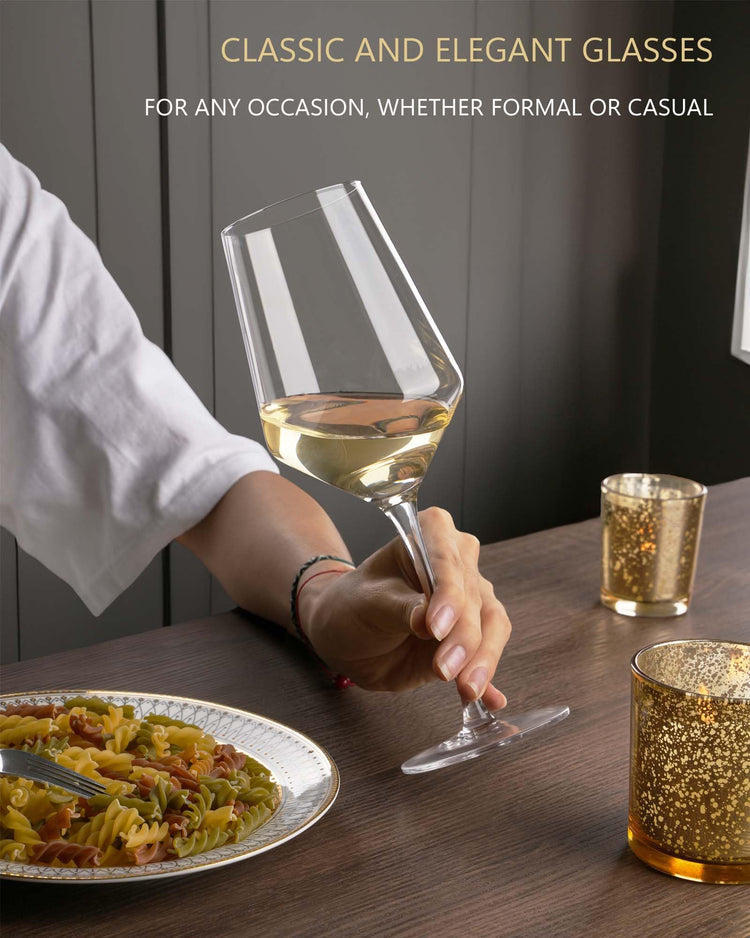 17 oz Lead Free Wine Glasses Set of 4 (4 Count)