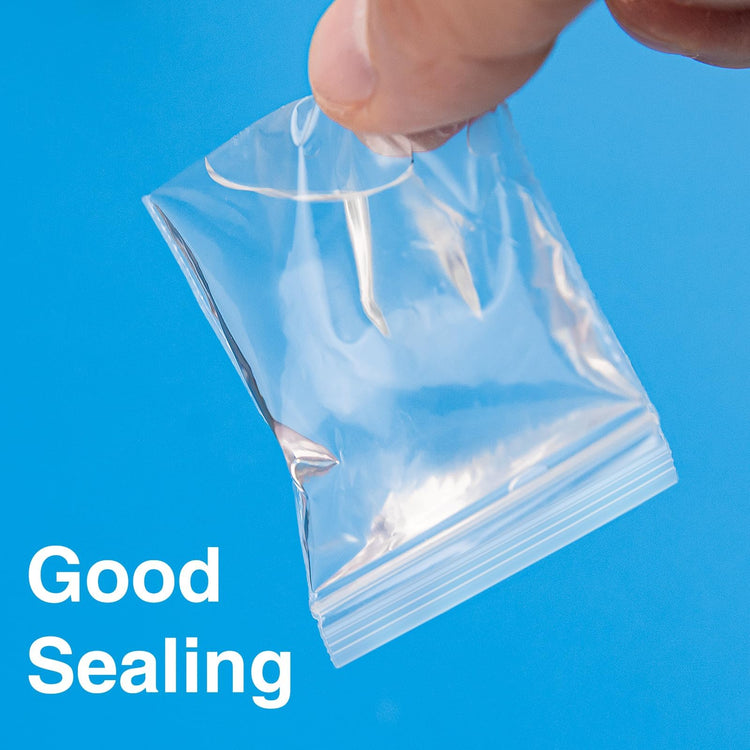 200Pcs 2" x 2" Plastic Zip Bags (200 Count)