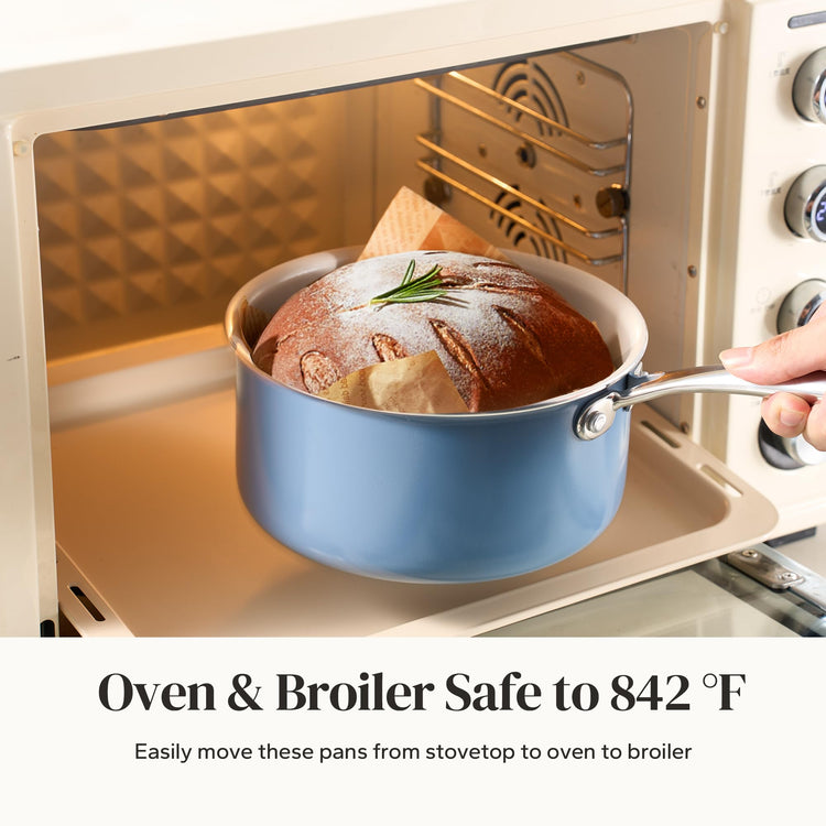 Nonstick Ceramic Sauce Pan with Lid