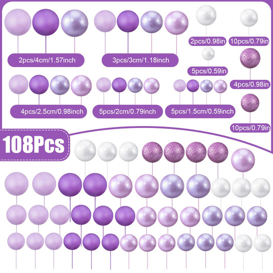 Balls Cake Topper (108 Count)