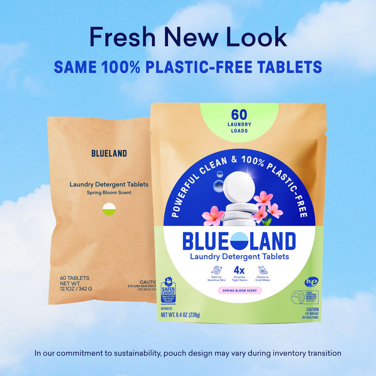 100% Plastic Free Laundry Detergent Tablets (120 Count)