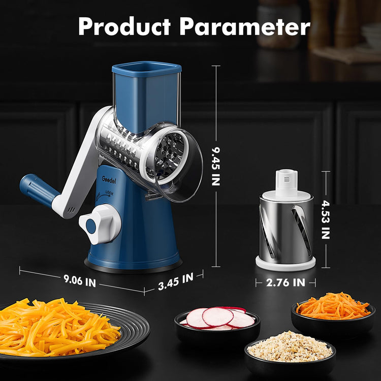 Rotary Cheese Grater Hand Crank