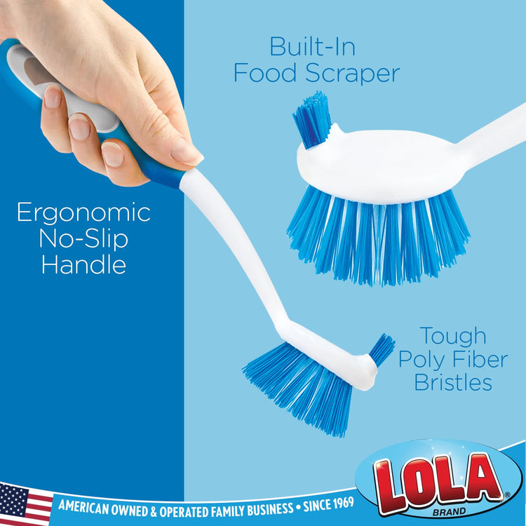 Dish Brush Scrubber for Kitchen (2 Count)