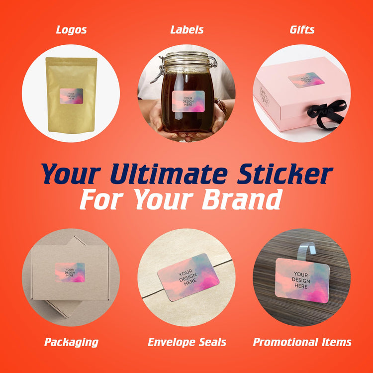 Custom Vinyl Stickers Your Image (100 Count)