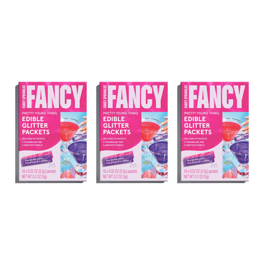 Pretty Young Thing Edible Glitter Packets 3 Pack