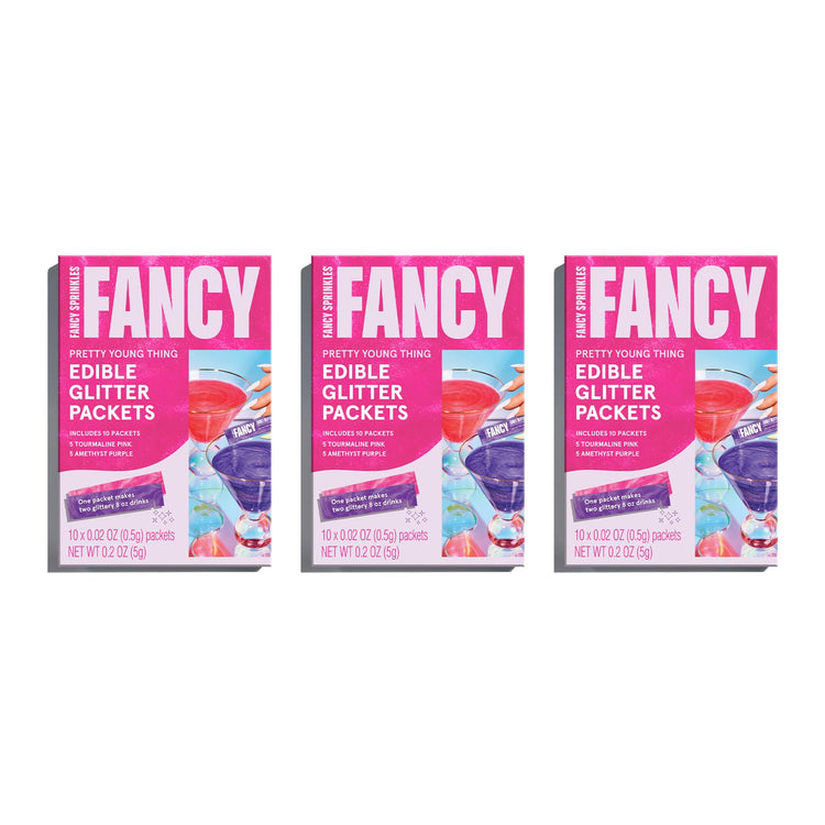 Pretty Young Thing Edible Glitter Packets 3 Pack