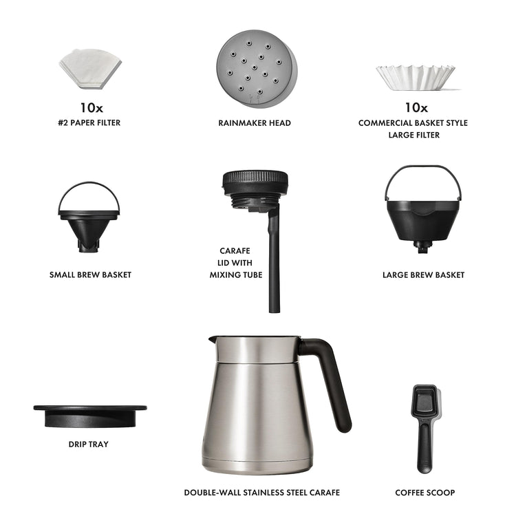 Brew 12 Cup Coffee Maker With Podless Single